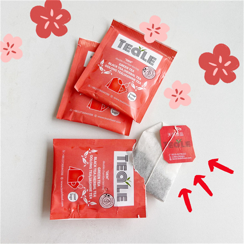 Double Chamber Filter Paper Tea Bag with OEM Service