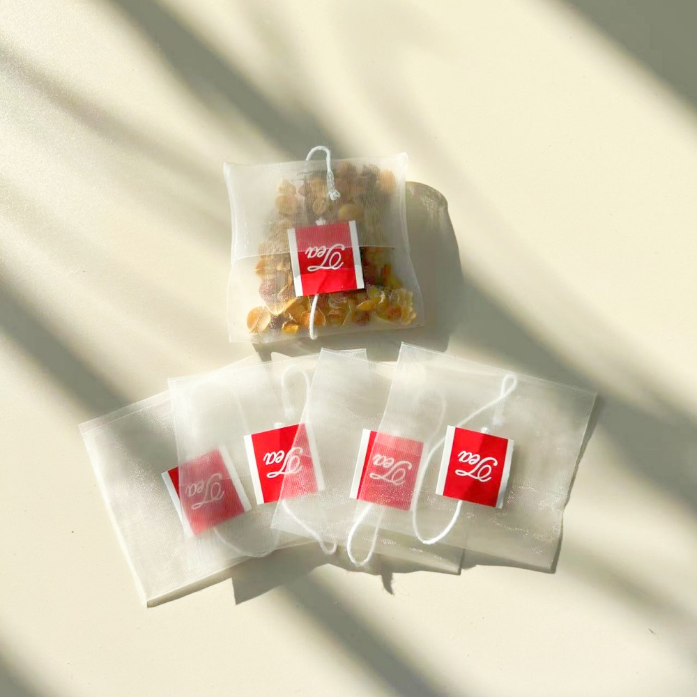 5.5*5.5 cm nylon reflex tea bag