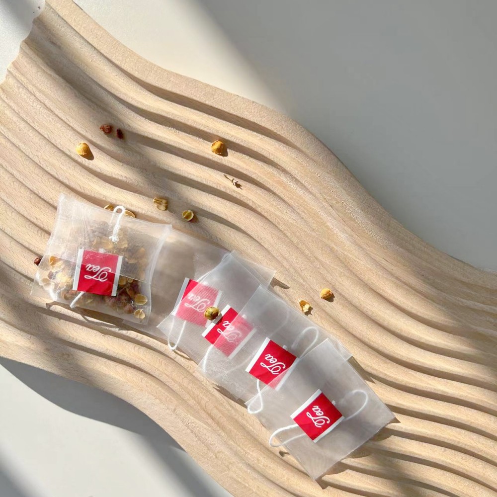 5.5*5.5 cm nylon reflex tea bag