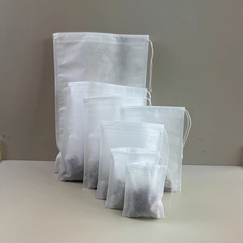 7cm*9cm Non Woven Drawstring Tea Bag For Loose Tea