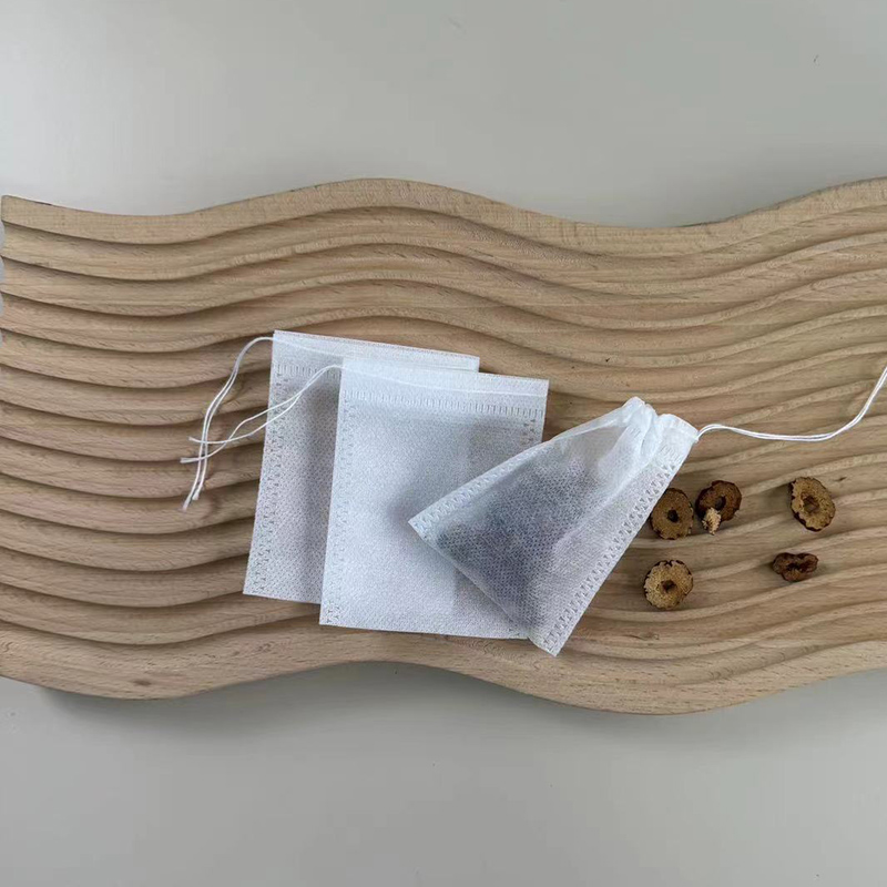 7cm*9cm Non Woven Drawstring Tea Bag For Loose Tea