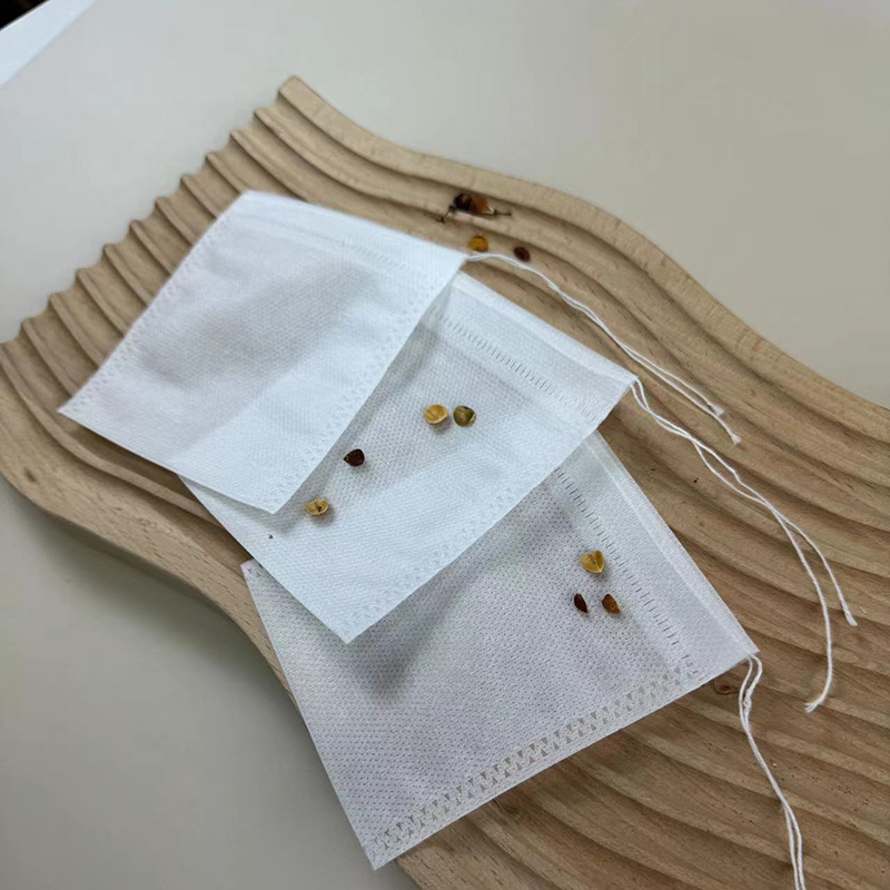 7cm*9cm Non Woven Drawstring Tea Bag For Loose Tea