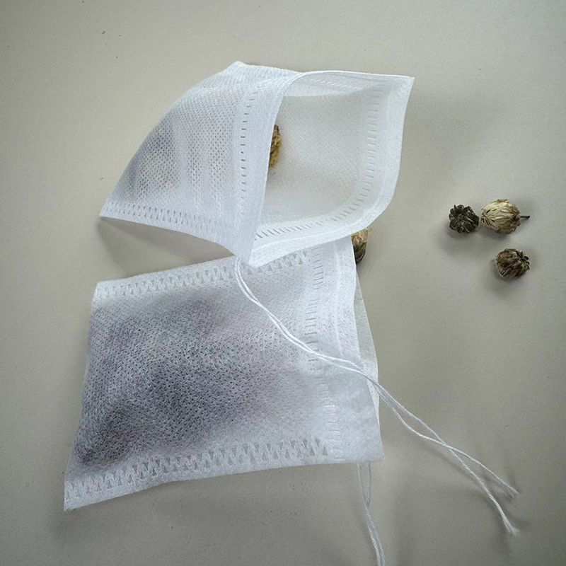 7cm*9cm Non Woven Drawstring Tea Bag For Loose Tea