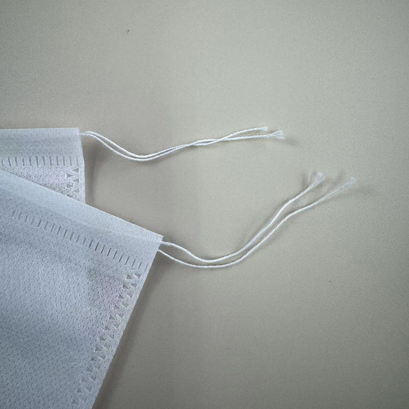 7cm*9cm Non Woven Drawstring Tea Bag For Loose Tea