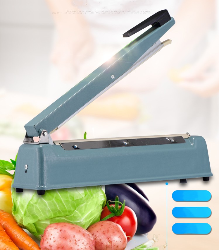 Hand Plastic Bags Heat Sealer Tool Aluminum Foil Impulse Sealing Machine